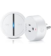 HAPYTHDA Garbage Disposal Wireless Switch Kit, Remote Control Outlet, No Drilling On Sink Top, Wi...