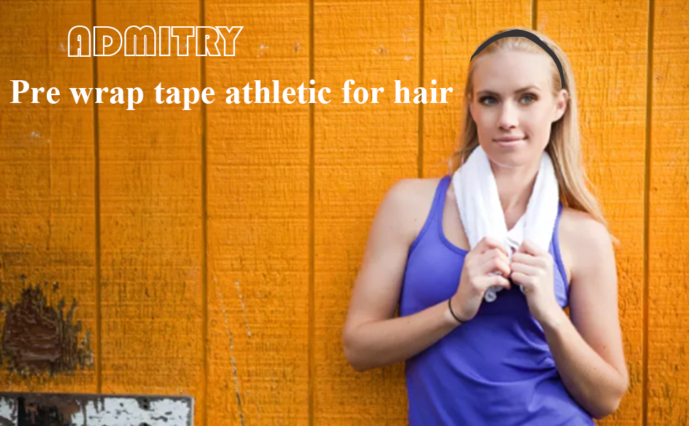 pre wrap tape athletic for hair
