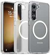 Oterkin Magnetic for Samsung Galaxy S23 Case Matte, S23 Phone Case Compatible with MagSafe Froste...