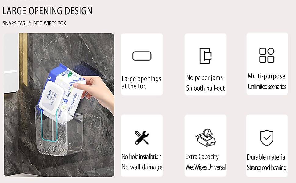 wipe holder for bathroom