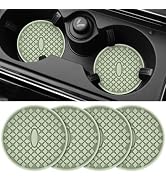 ME.FAN Car Cup Coasters [4 Pack] Silicone Car Coasters/Cup Mats for Cup - Universal Car Cup Holde...