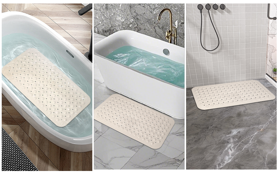 Works Seamlessly Inside or Outside the Tub