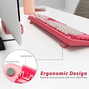 keyboard and mouse red