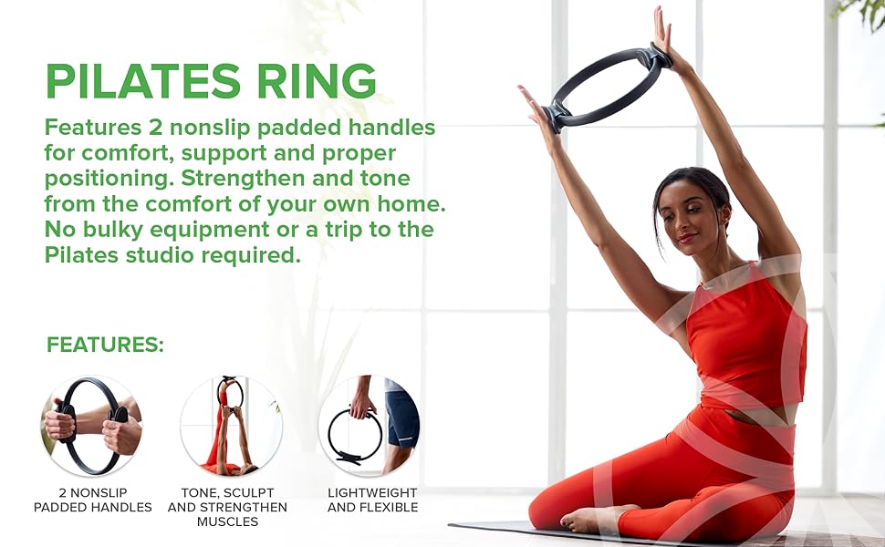 Gaiam Pilates Ring 15" Fitness Circle