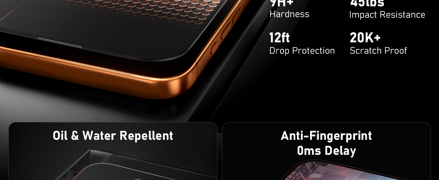 Case-Perfect Design: 0.22mm Safety Gap. Zero Lifting Edges. Prevents Case Contact.