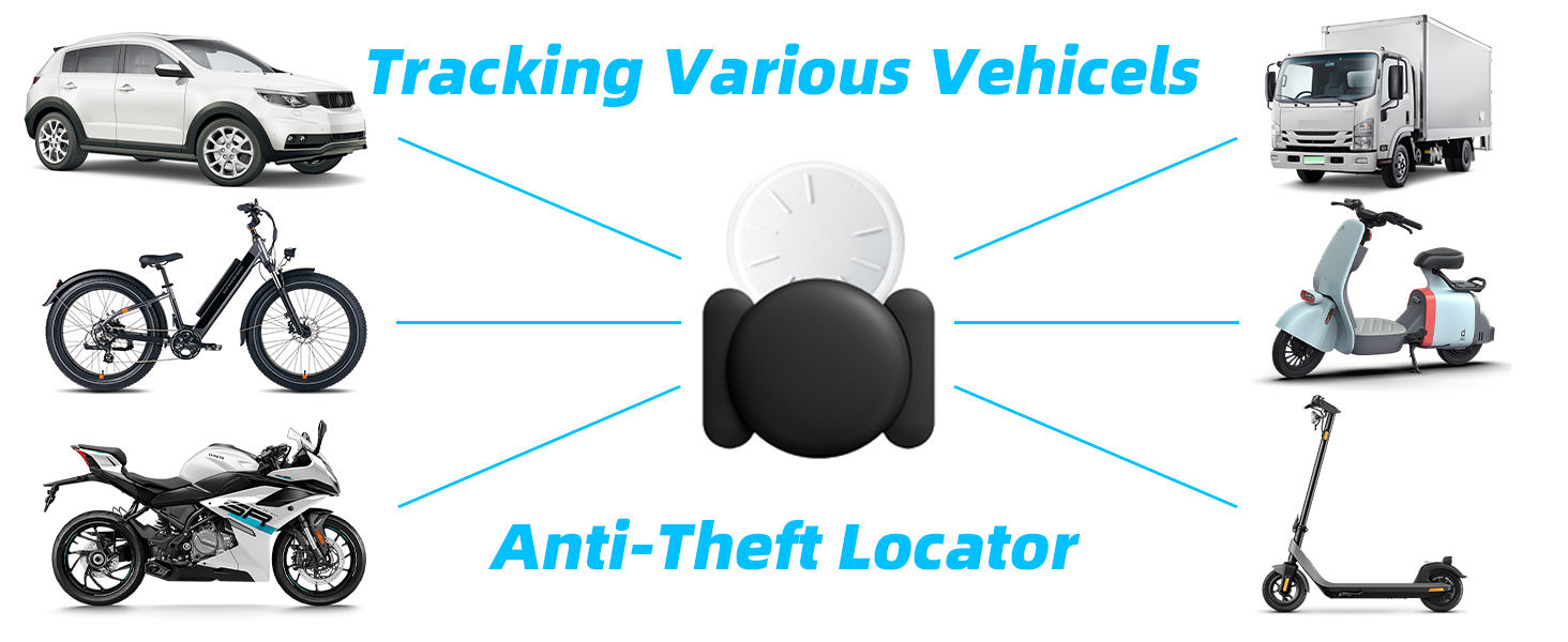 tracker device for vehicles