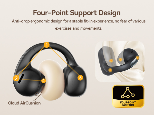 open ear earbuds clip on earbuds clip on headphones open ear headphones running headphones workout