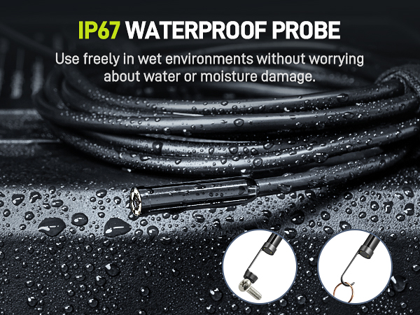 pipe camera snake waterproof