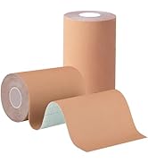 2 Rolls Extra Wide Kinesiology Tape 4in×16.4ft Original Cotton Waterproof Athletic Tape Free Cut ...