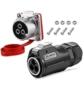 3 Pin Connector, Waterproof Industrial Solder Connector, Aviation Wire Connector for Automotive, ...