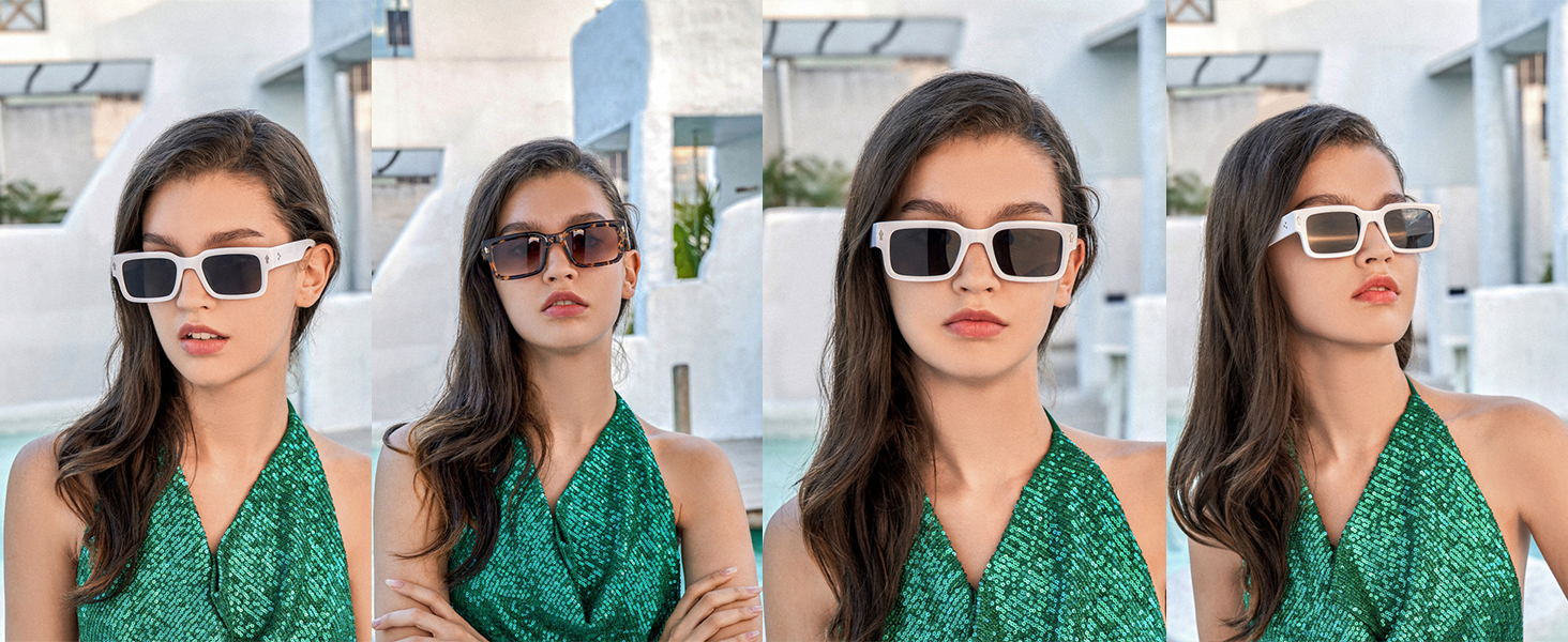 Square Frame Sunglasses for Women
