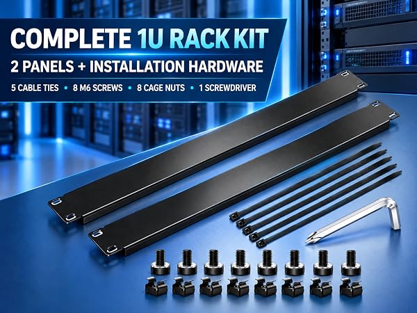 1U 19inch Blank Panel for System Cabinets
