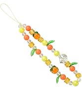 BEEFLYING Beaded Phone Wrist Strap, Glass Crystal Beads Phone Charm Strap Wristlet Cellphone Lany...