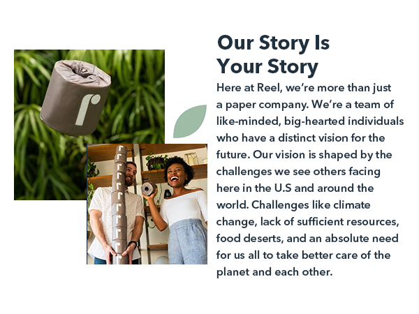 Reels Premium Bamboo Toilet Paper and Paper Towels Bundle