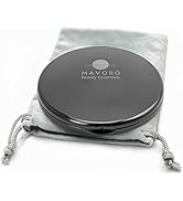 Mavoro Magnifying Compact Mirror | 1x/10x Magnification | 4" Small Pocket Purse Double Sided Trav...