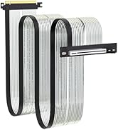 GLOTRENDS PCIe 5.0 X16 Riser Cable for GPU Server, Industrial-Grade Performance,800mm Length Righ...