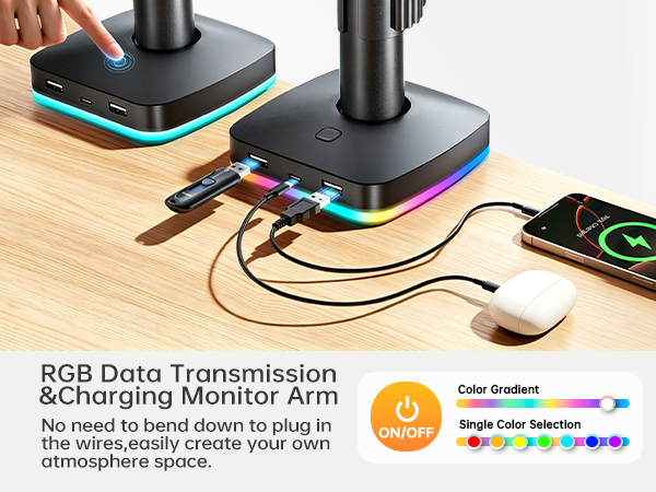 Single RGB Monitor Stand