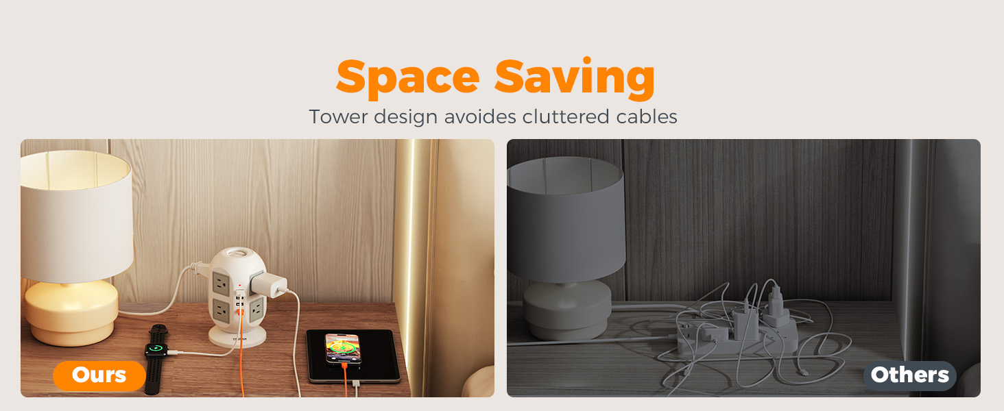 extension cord flat wall plug