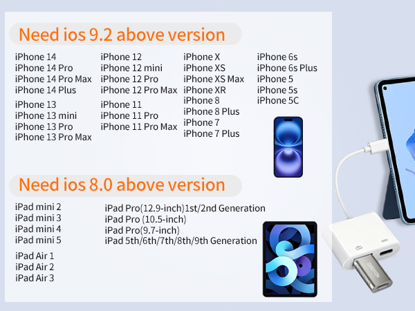 usb to iphone adapter