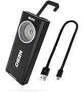 NEBO 500-Lumen LED COB Work Flashlight: Rechargeable Light Equipped with Dimming and Power Memory...