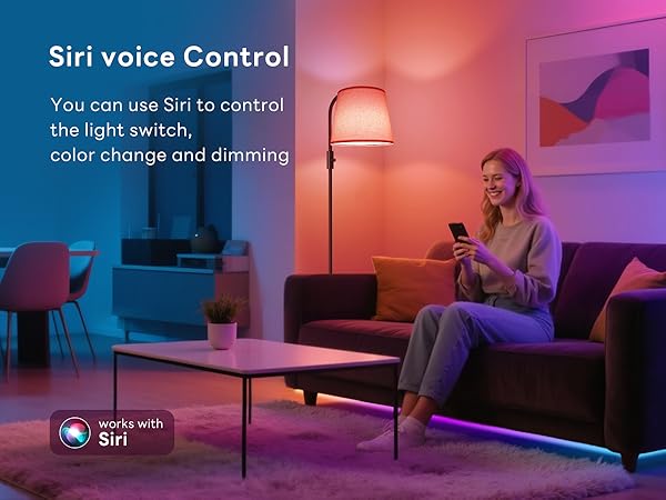 Smart Arc RGBCW LED Floor Lamp with App &amp;amp; Alexa Voice Control