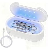 Multifunctional Cleaning Box, ALLGLAM Portable USB Cleaning Box for Nail Manicure Make Up Tools,J...