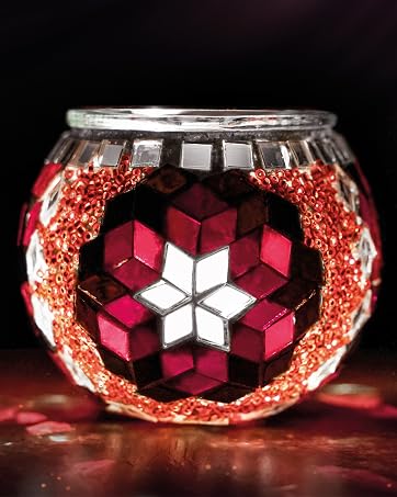mosaic candle holder