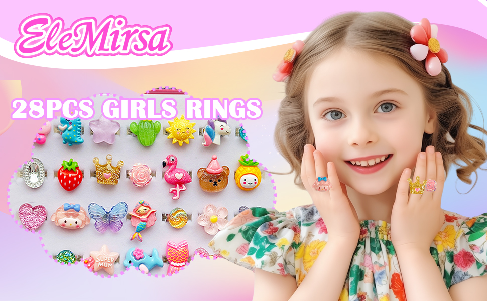 little girl rings jewelry for girls 4-6 baby rings girls jewelry