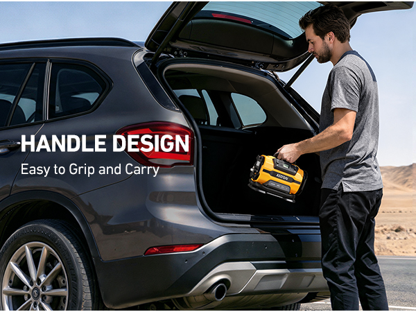 HANDLE DESIGN Easy to Grip and Carry