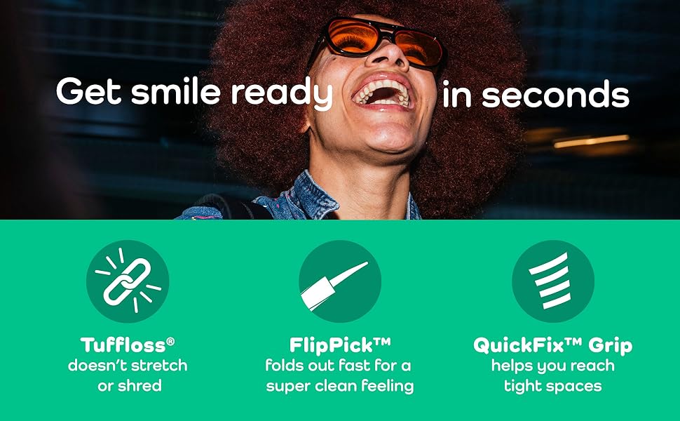 Plackers Gentle Line - Get smile ready in seconds