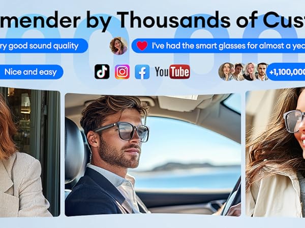 bluetooth sunglasses for men wireless headphone sunglasses