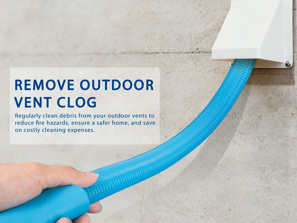 Dryer Vent Cleaner Kit Dryer Lint Vac Attachment with Dryer Vent Hose