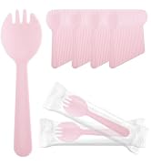 EUSOAR Disposable Sporks, 100pcs 4.5