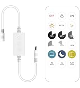 Pandery Remote Dimmer LED Controller Kit, App Control 2.4G RF Wireless Remote Control,DC 5-24V fo...
