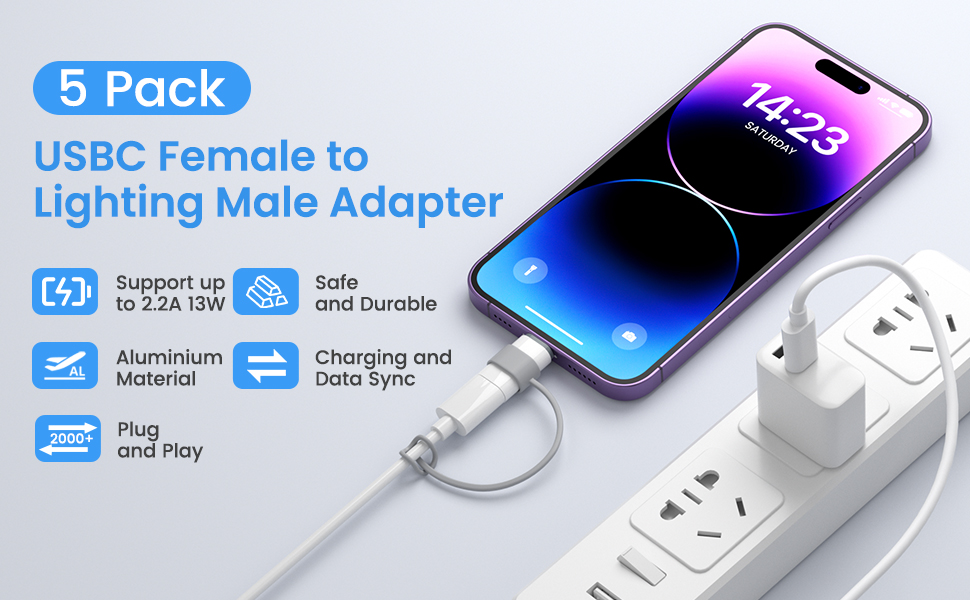usb c to lightning charging adapter