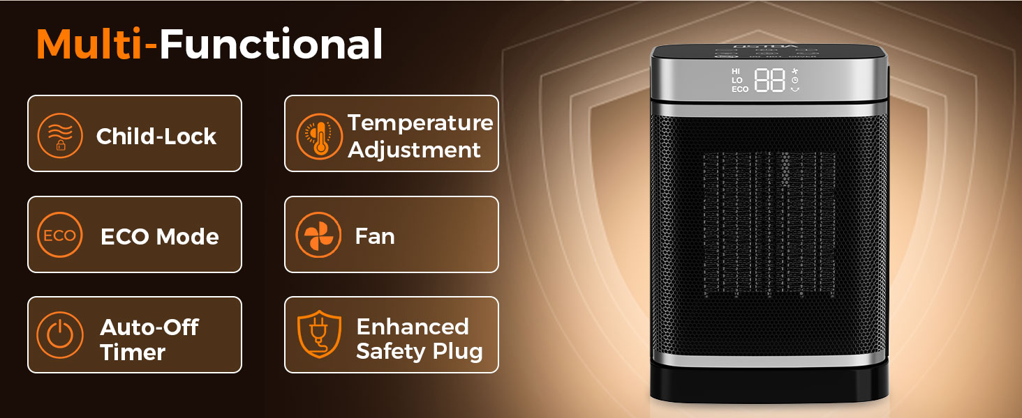 Multifunction space heater