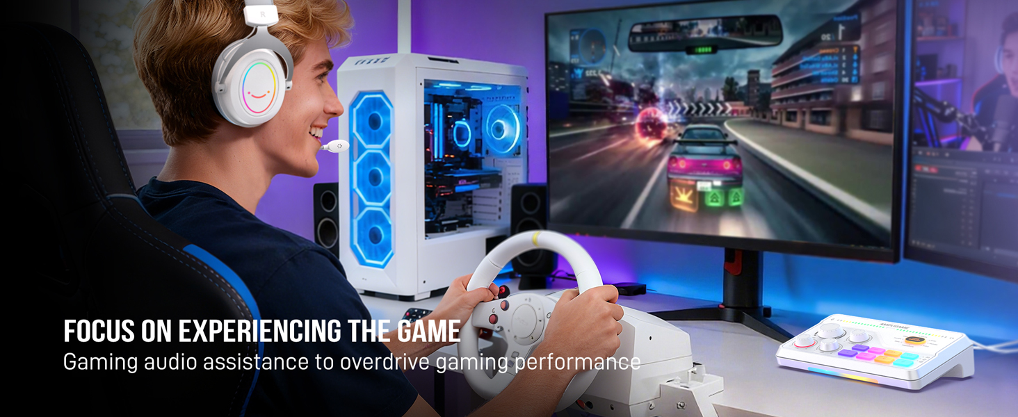 fifine SC8 assist gamer for better performance