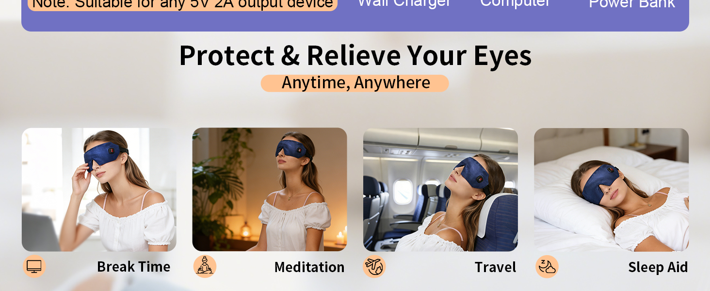 heated eye mask
