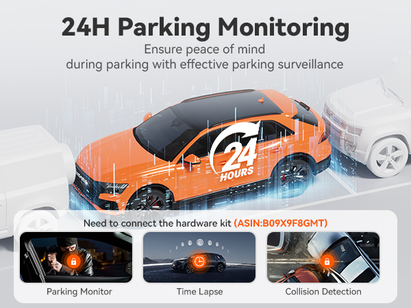 4k rear view mirror camera