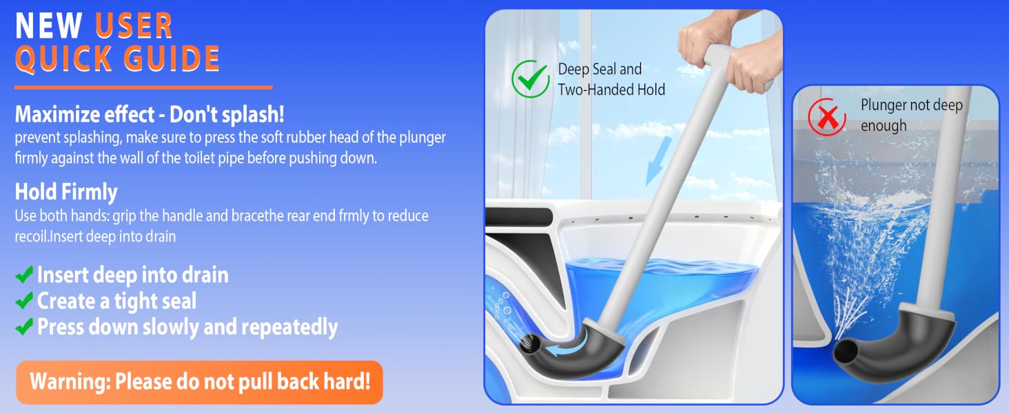 Toilet Plunger with Holder