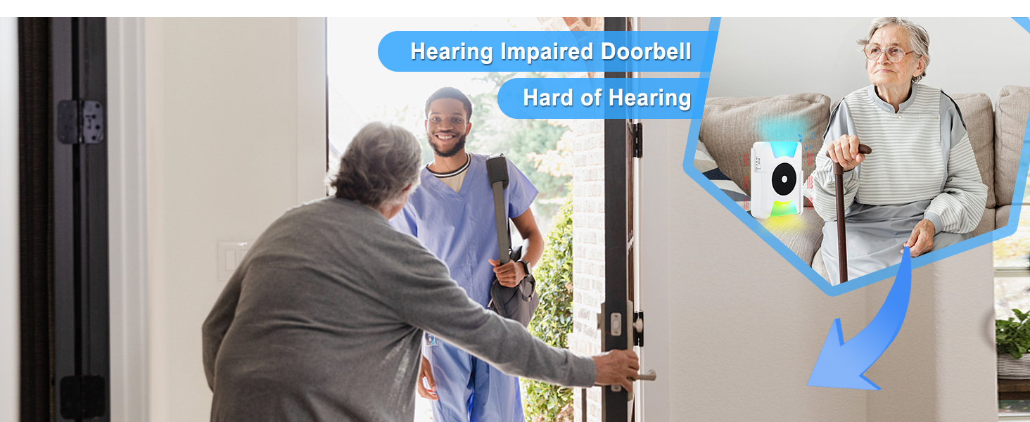 hearing impaired doorbell