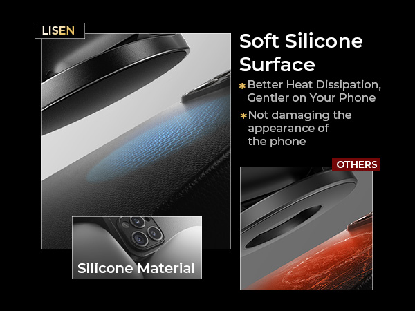 LISEN Qi2.2 25W Magsafe Car Mount Charger