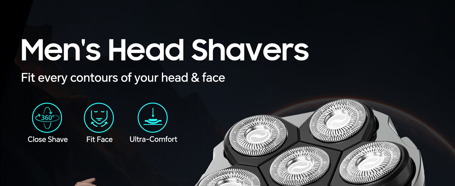 Electric Razor for Men Head Shaver for Bald Men