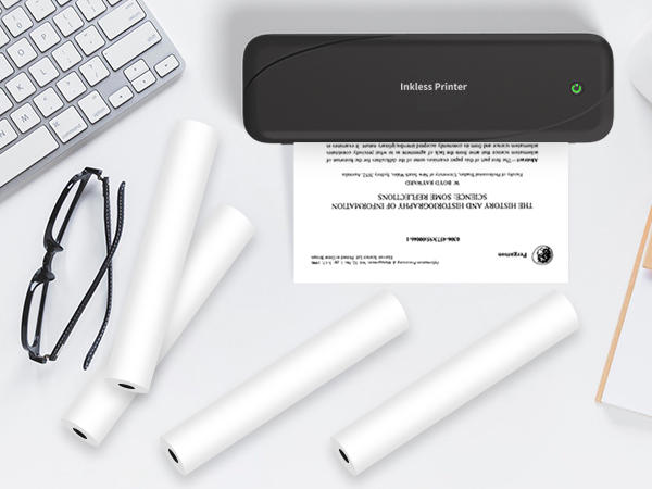 Thermal Printer Paper, A4 Thermal Paper Roll for Quick-dry