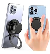 Mindsky Magnetic Phone Grip-Ultralight Aluminum Alloy 2024 New Double-Sided Magnetic Stand+pop ai...