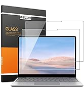 Megoo [2 pack] Surface Laptop Go 3 (2023) 12.4" Glass Screen Protector, 9H Hardness/Easy Installa...