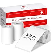 Phomemo 3 Roll 1.96" x 3.14" Multi-Purpose Thermal Label Compatible with M110/M220/M108/M250/M260...