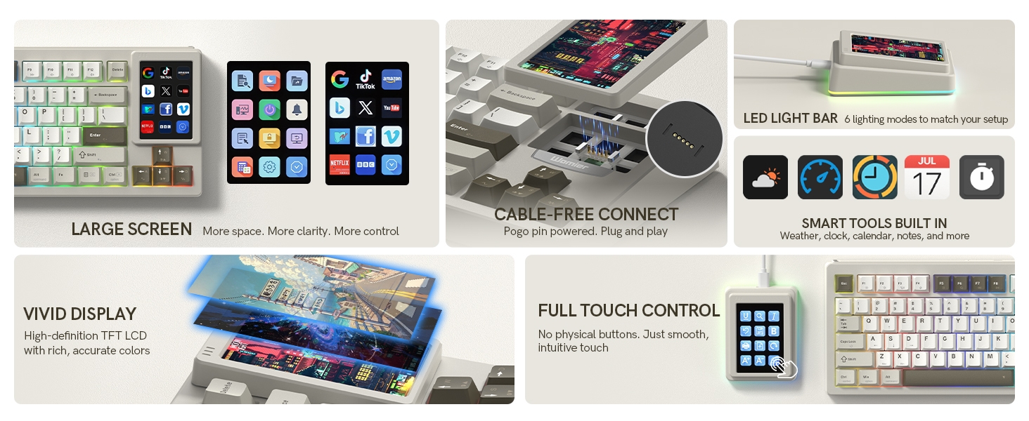 75% Keyboard Custom Keyboard Hot-Swappable Keyboard Mechanical Gaming Keyboard