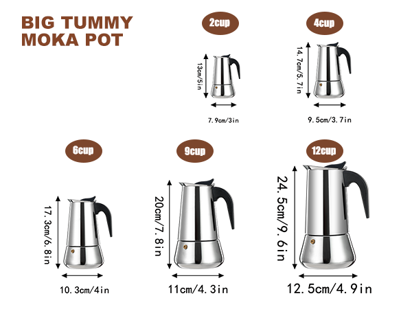 moka pot stainless steel