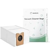 WAIKAS 20 Pack C20 C10 Vacuum Bags for Eufy Omni C20, C10 Robot Vacuum Cleaners - Large Capacity ...